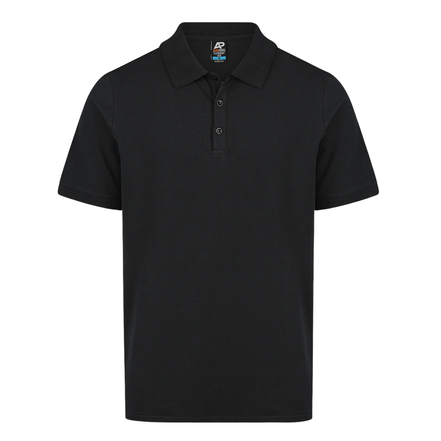 Mens black polo shirt
