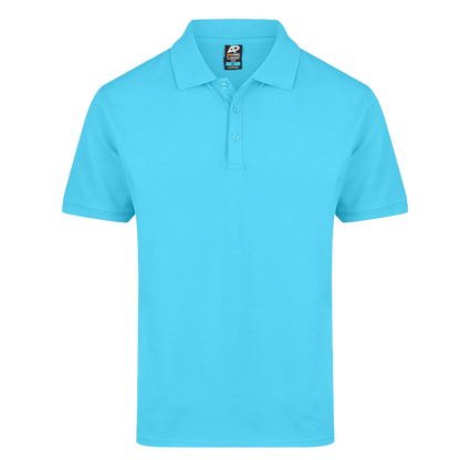 Mens light blue polo shirt