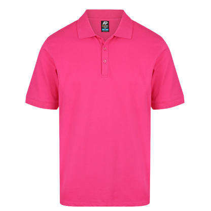 Mens pink polo shirt