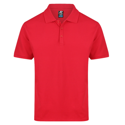 Mens red polo shirt