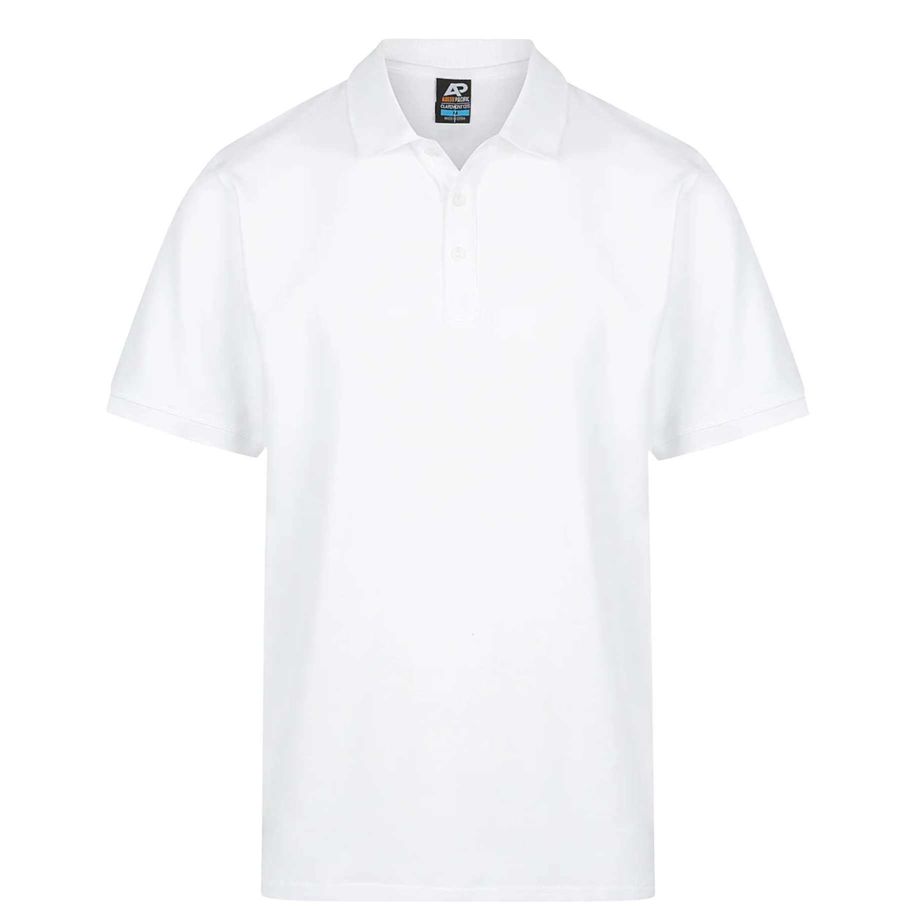 Mens white polo shirt