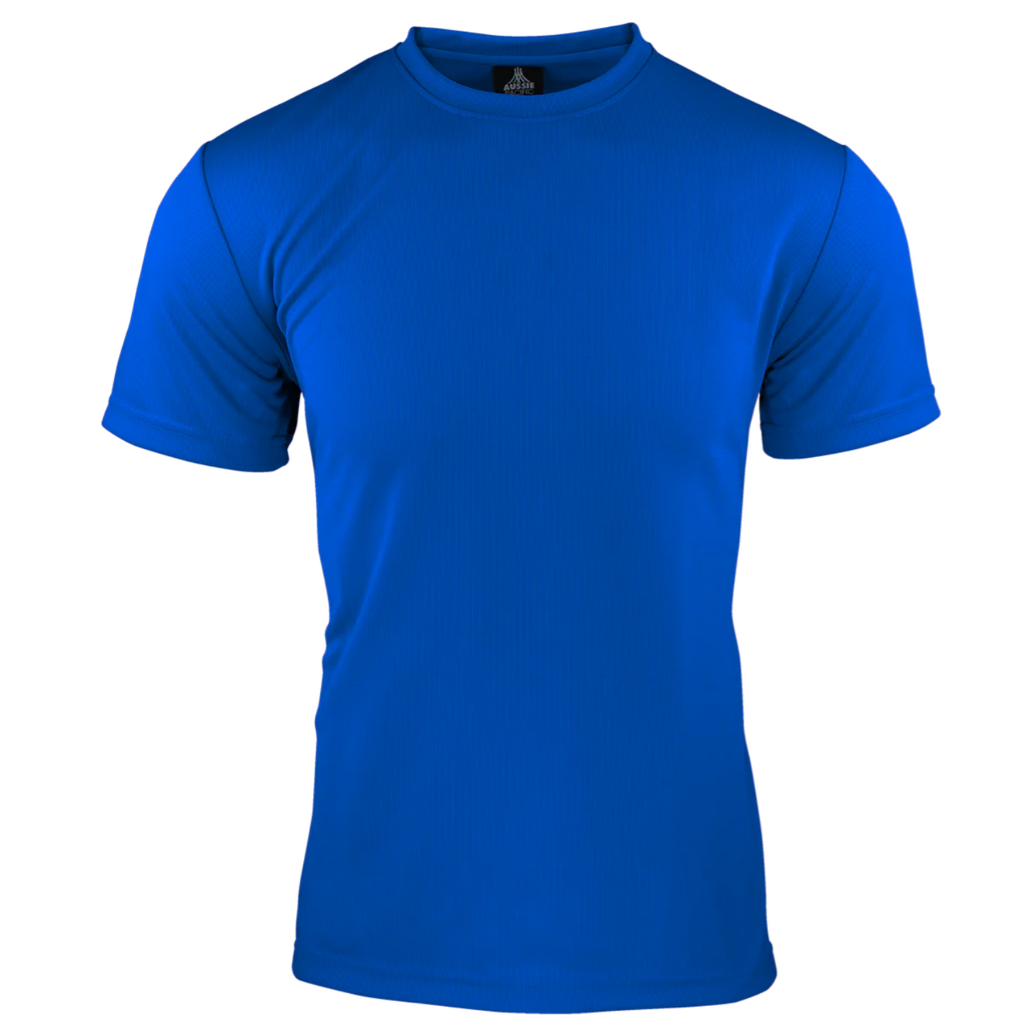 blue nisex poly sports t-shirt
