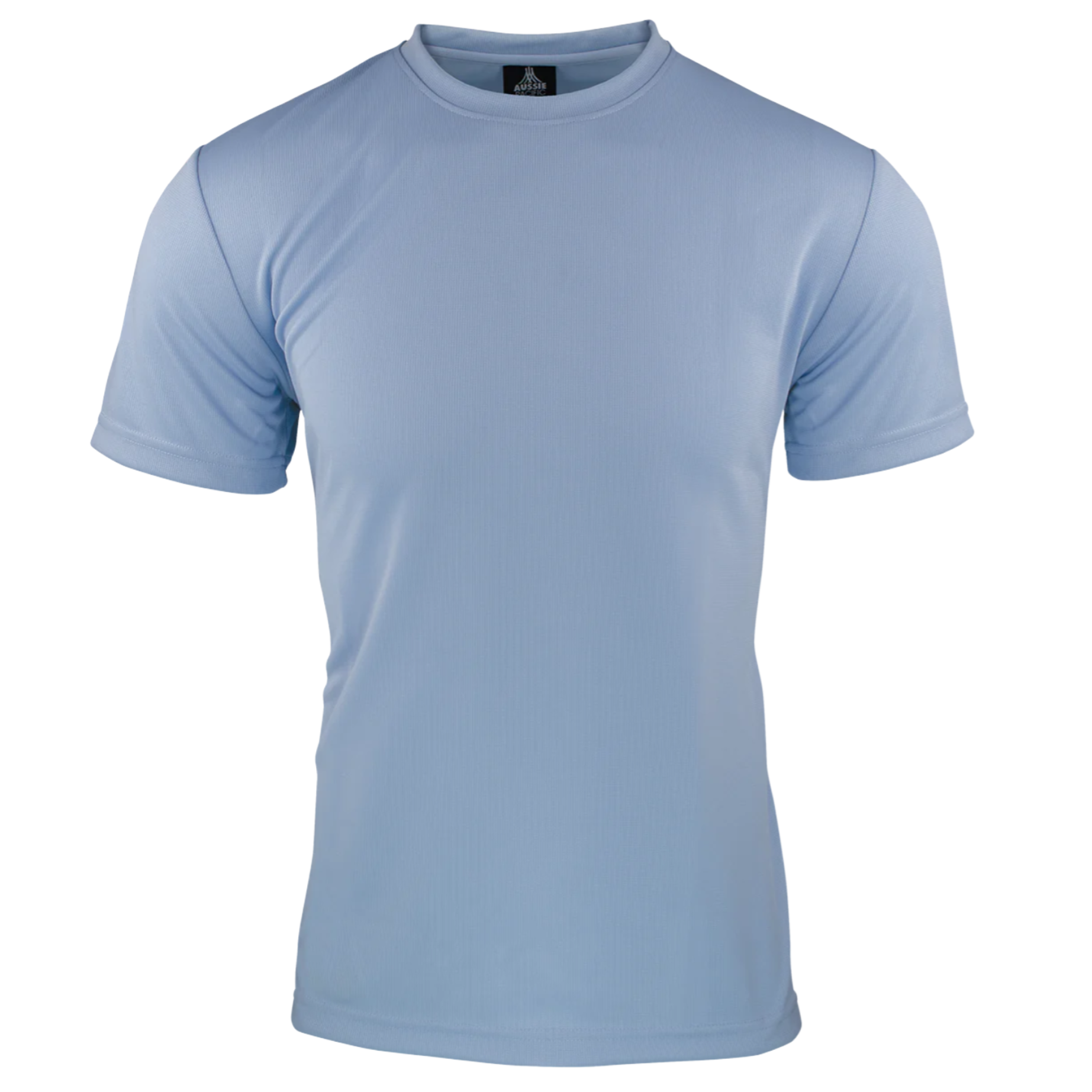 light blue nisex poly sports t-shirt