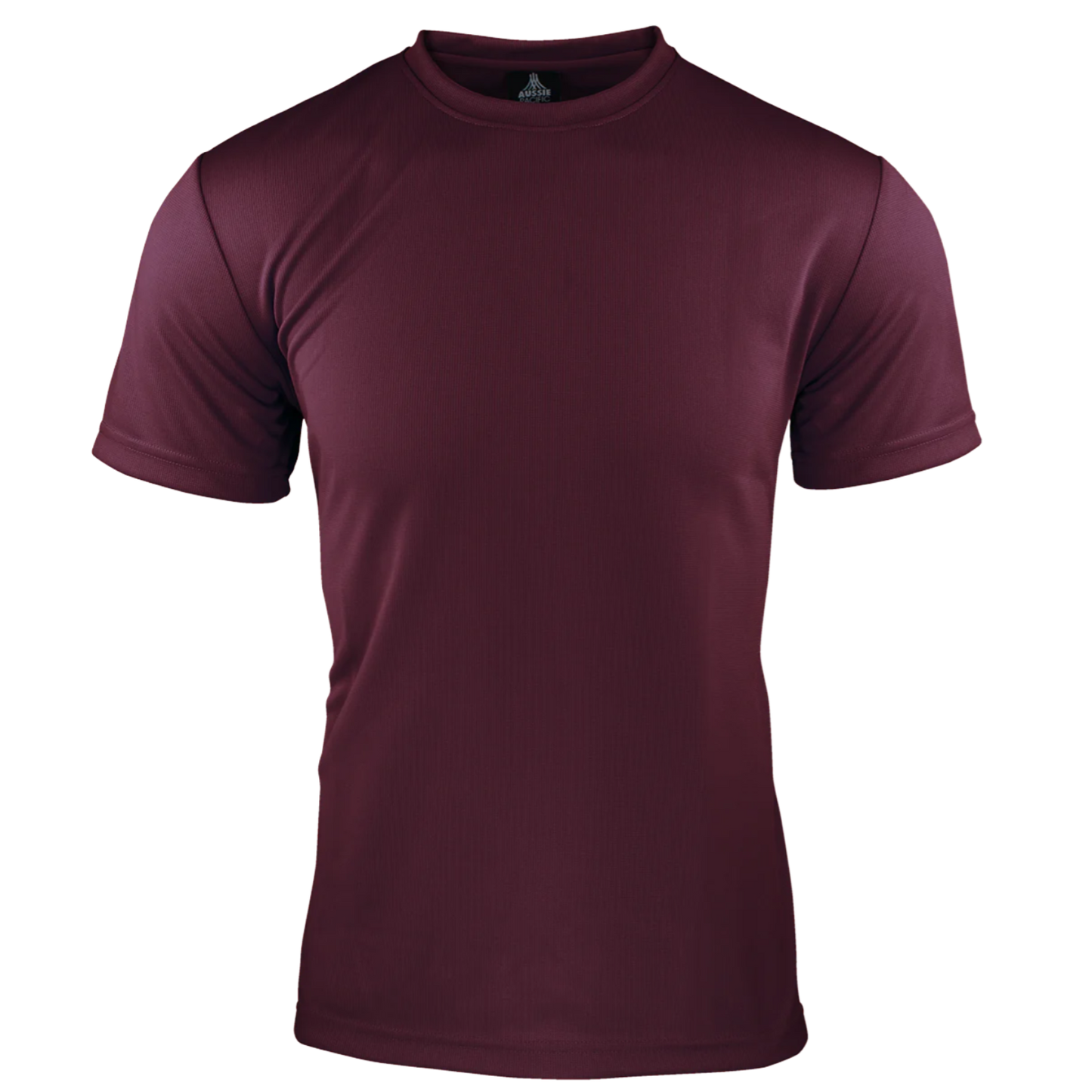 moroon nisex poly sports t-shirt
