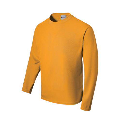 Junior Polyester Sports Long Sleeve T-shirt