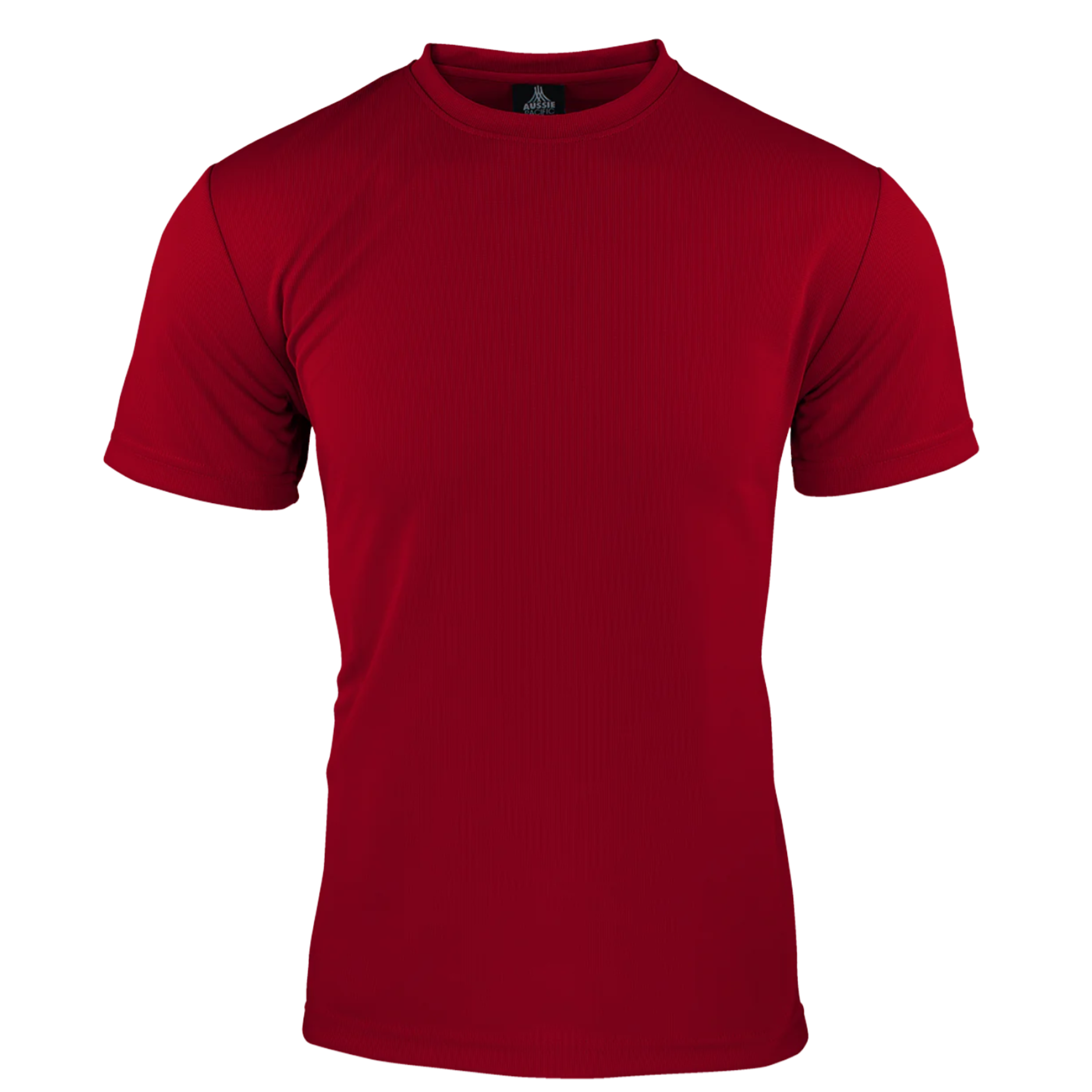 red nisex poly sports t-shirt
